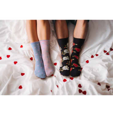 Kolorowe skarpetki - Serca