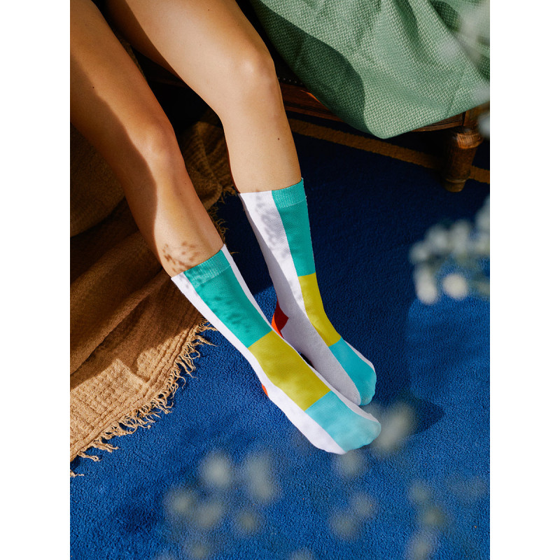 Kolorowe skarpetki Doiy Design - Rainbow Socks Pinky