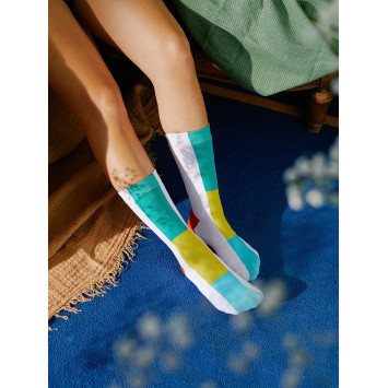 Kolorowe skarpetki Doiy Design - Rainbow Socks Pinky