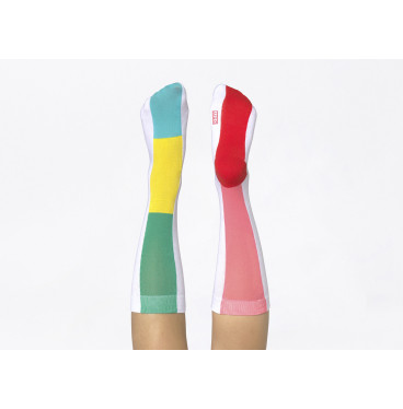 Kolorowe skarpetki Doiy Design - Rainbow Socks Pinky