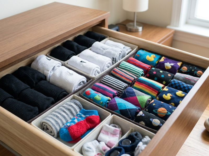 Jak składać skarpetki metodą Marie Kondo? Odzyskaj miejsce w szufladzie!