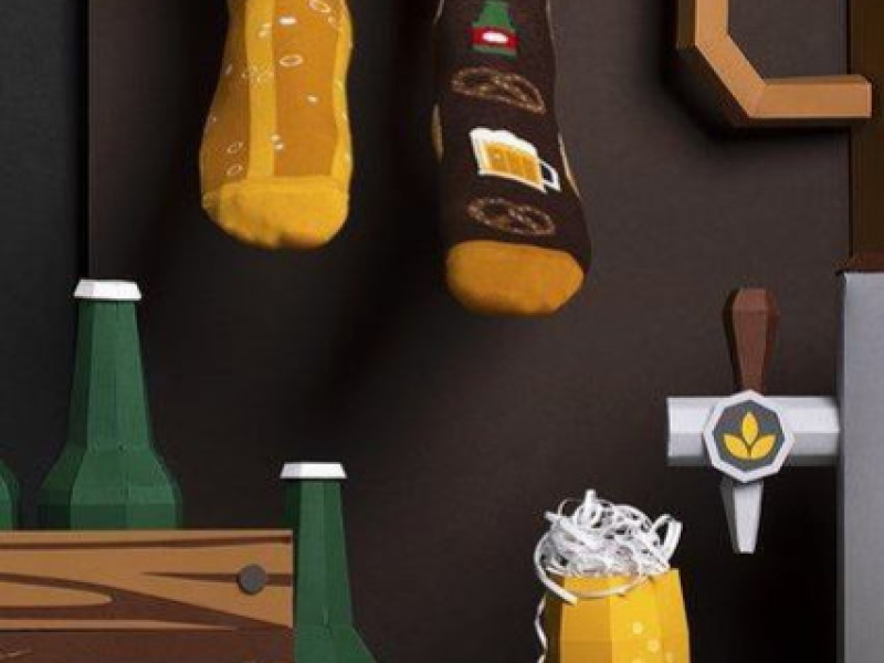 Piwne skarpetki Craft Beer Low - po nich możesz prowadzić samochód!