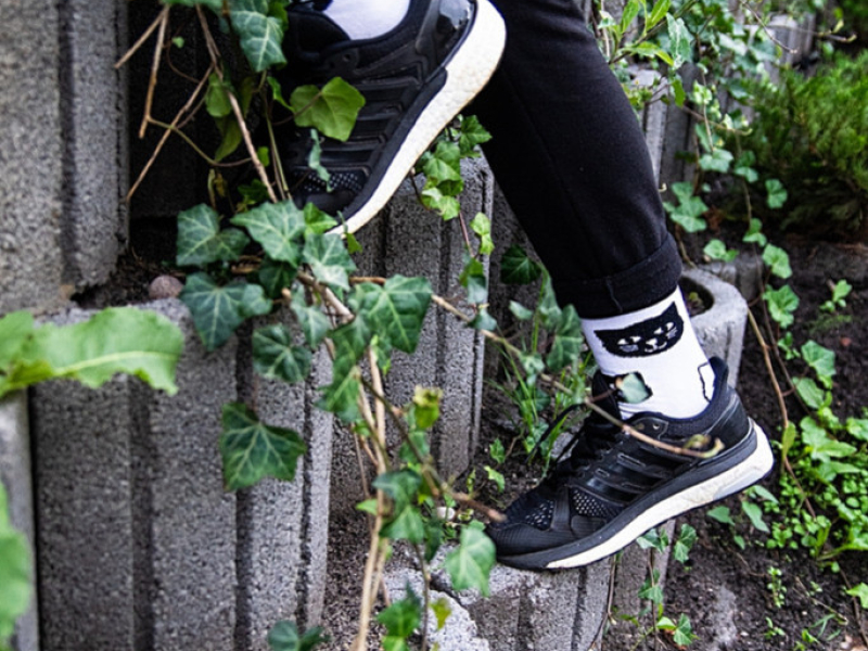 Czarno-biało to widzę!... czyli skarpetki monochromatyczne